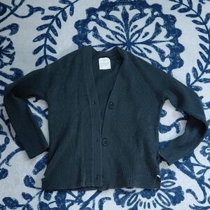 ArmedAngels Green Boxy Cardigan